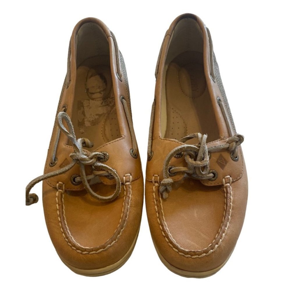 Sperry Women's Angelfish Varsity Boat Shoe Preppy Loafers SZ 9.5M